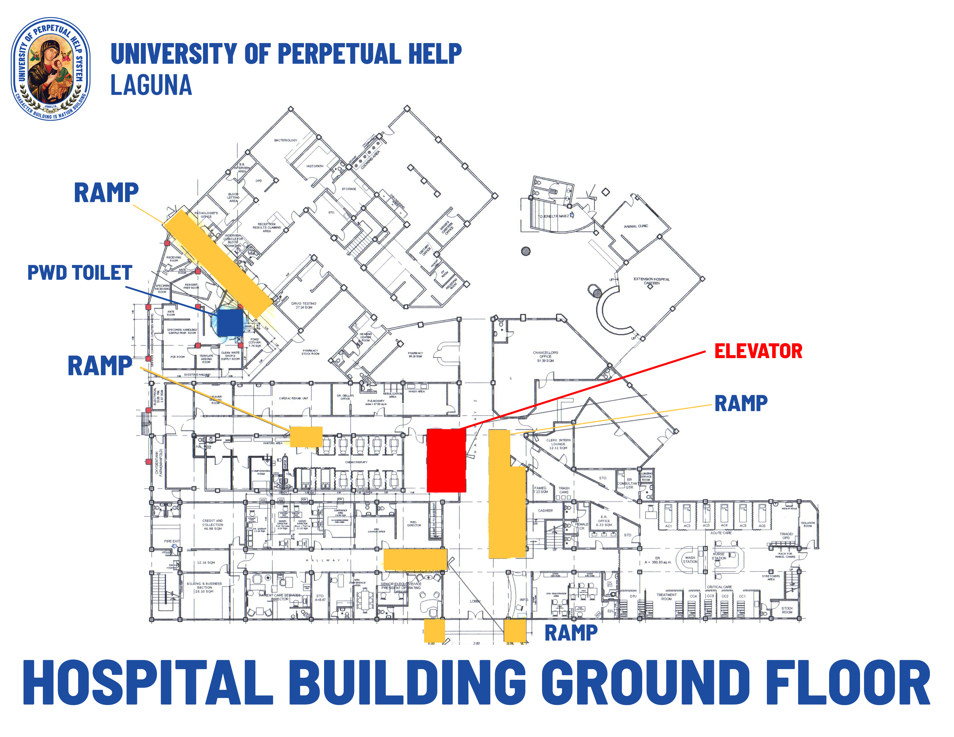 Hospital Building Floor Plan