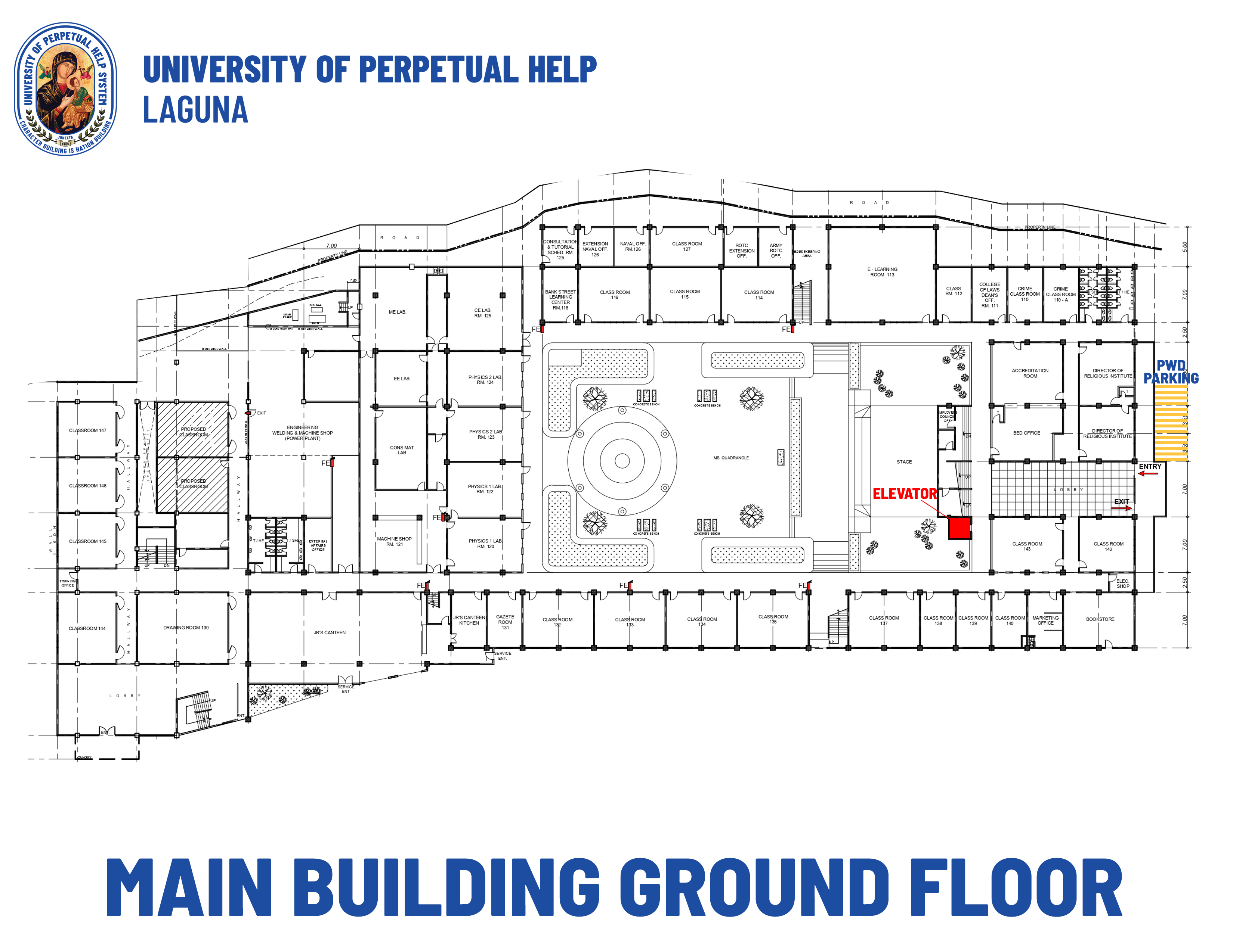 UPHSL Main Building Floor 1