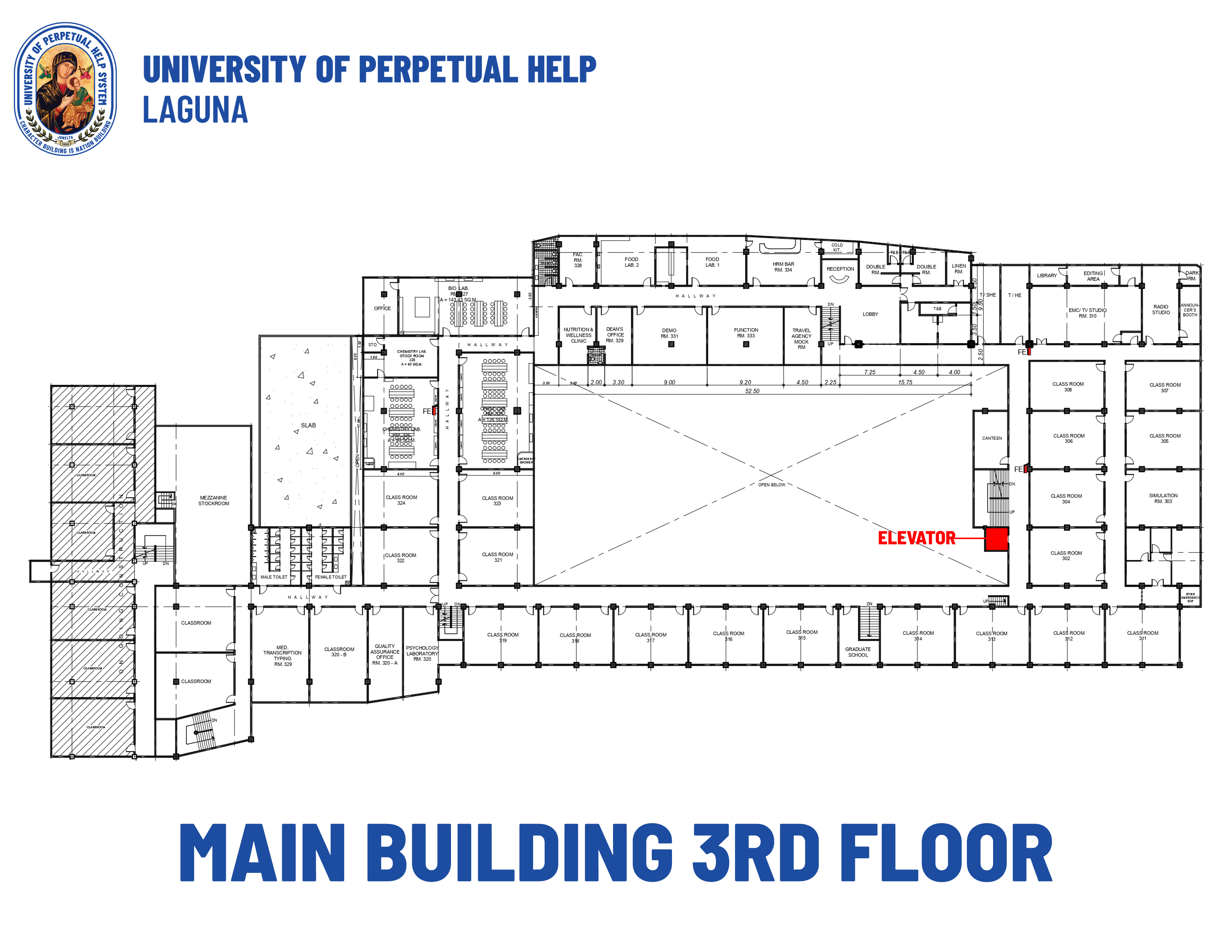 UPHSL Main Building Floor 3